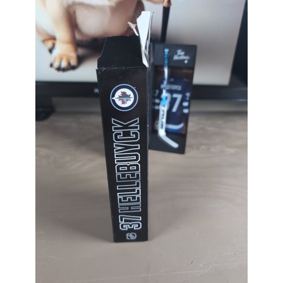 2021 Connor Hellebuyck TIM HORTONS LIMITED EDITION Collectible Stick & Locker - Picture 8 of 10